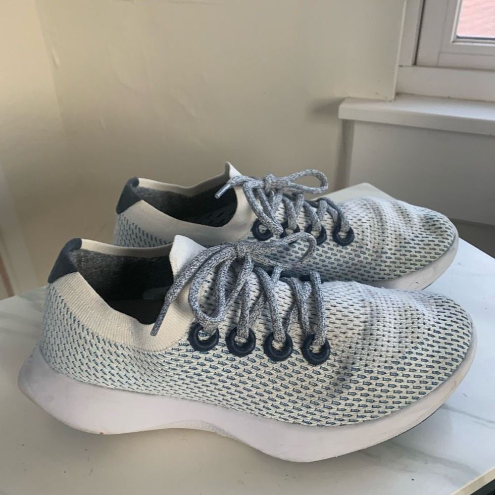 ALLBIRDS tree dasher sneakers gray white sz 10.5 womens